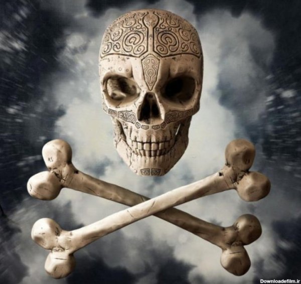 عکس جمجمه انسان ترسناک