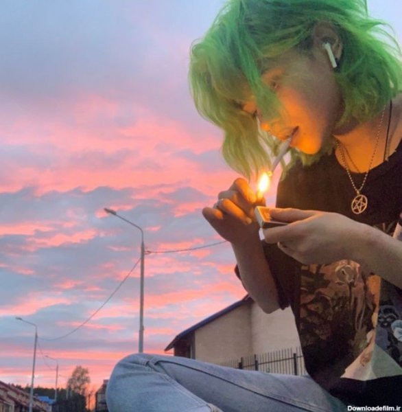  عکس پروف دخترونه با سیگار