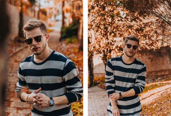 استایل عکس مردانه در طبیعت