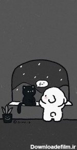  تصویر زمینه کیوت غمگین