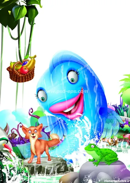  عکس کارتونی زیر دریا