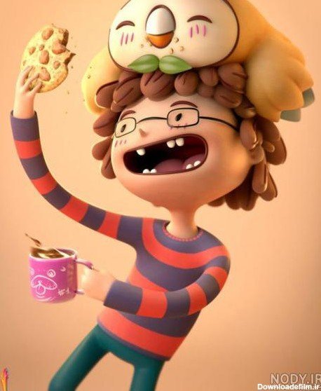  عکس های سه بعدی کارتونی