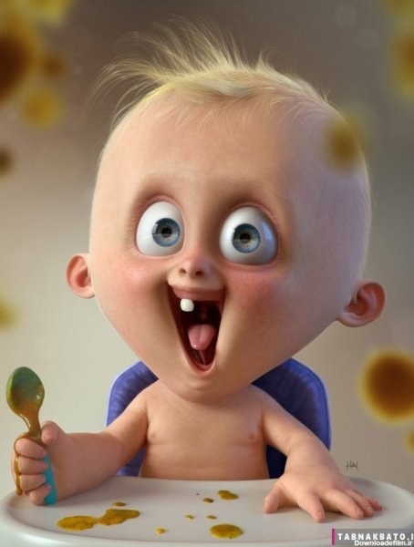  عکس های سه بعدی کارتونی