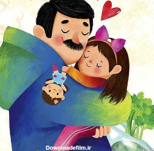 عکس پدر و مادر و دختر برای پروفایل