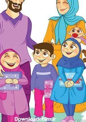 عکس پدر و مادر و دختر برای پروفایل