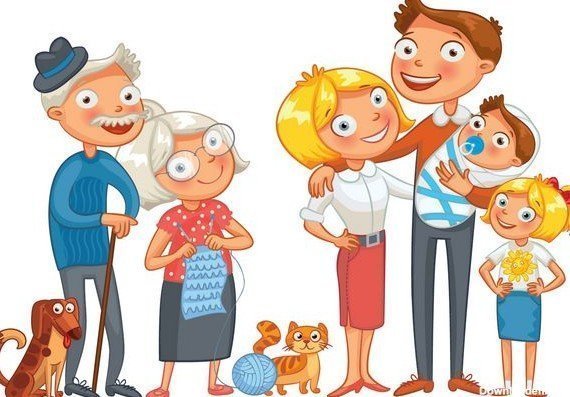 عکس پدر و مادر و دختر برای پروفایل