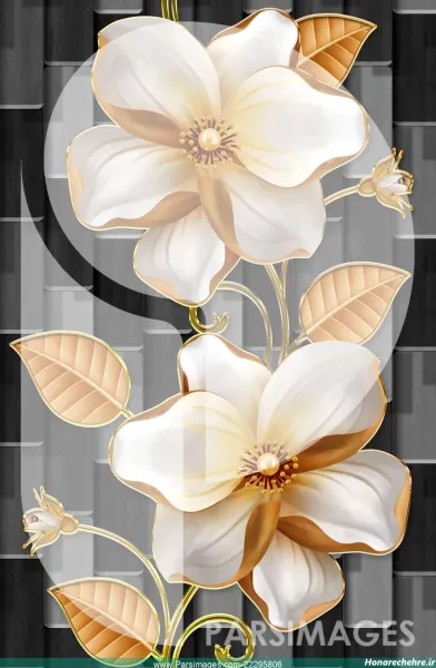  عکس سه بعدی گل