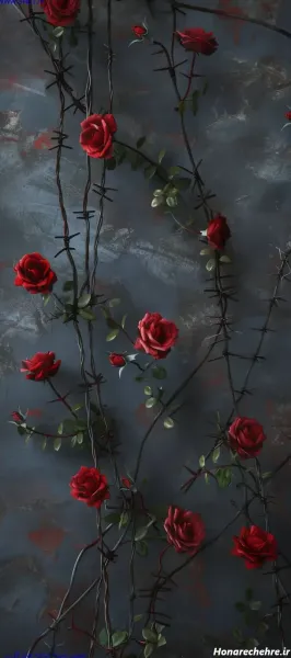  عکس سه بعدی گل رز