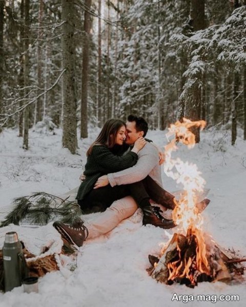  عکس عاشقانه زمستان