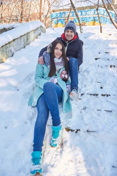 عکس برف در روستا