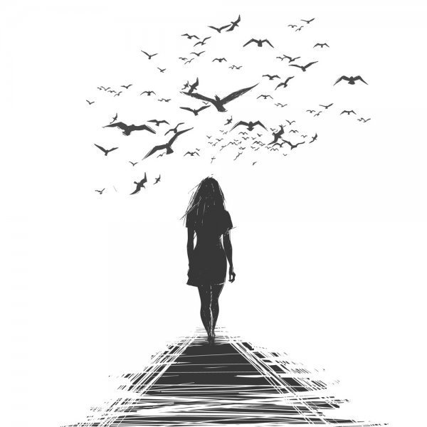  عکس تنهایی غم انگیز دختر برای پروفایل