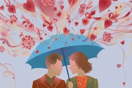 عکس پروفایل عاشقانه دونفره بدون متن