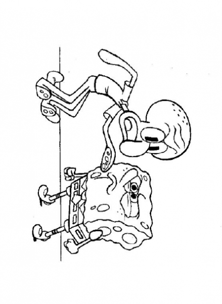  عکس پاتریک و باب اسفنجی برای نقاشی