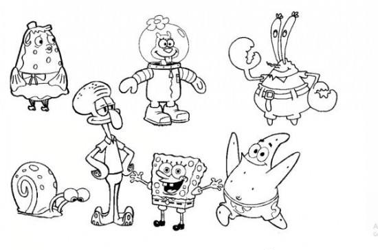 عکس باب اسفنجی و پاتریک گوگولی