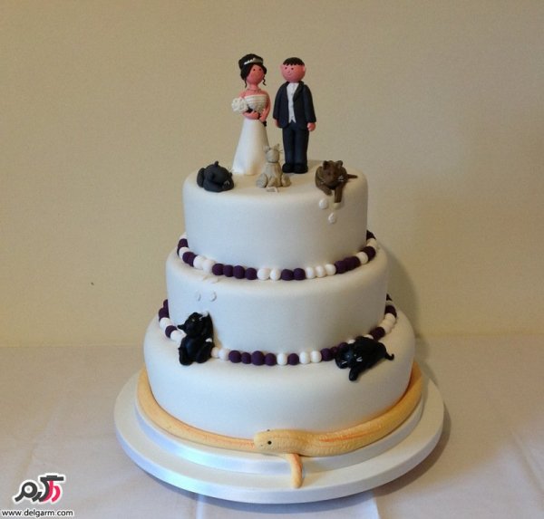 عکس شیک ترین کیک عروسی