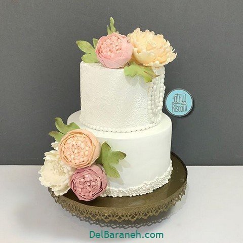  عکس کیک عروس بسیار زیبا و لاکچری