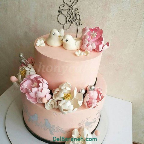 عکس کیک عروس بسیار زیبا و لاکچری