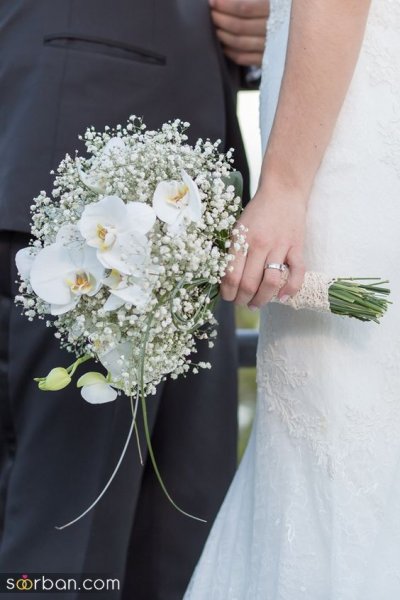  عکس جدید ترین دسته گل سفید برای سالگرد ازدواج