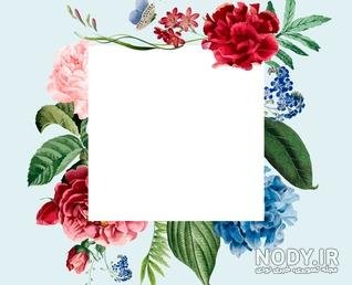  پس زمینه گل برای نوشتن متن