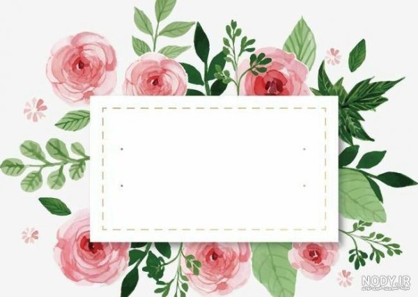 پس زمینه گل برای نوشتن متن