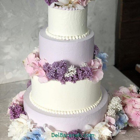  عکس کیک عروسی ساده و شیک