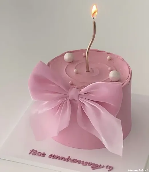  عکس کیک تولد با شمع روشن