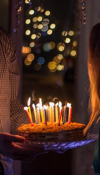  عکس کیک با شمع