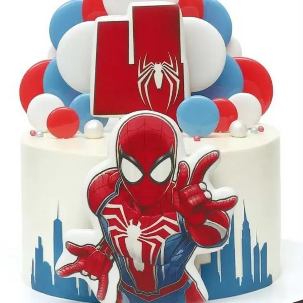 کیک مرد عنکبوتی و بتمن