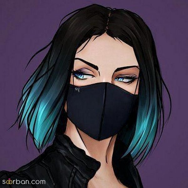  عکس دختر فانتزی با ماسک برای پس زمینه کامپیوتر