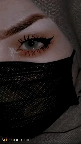  عکس دختر با ماسک برای پروفایل
