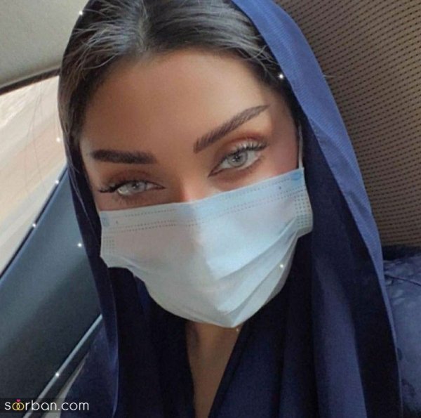  عکس دختر با ماسک برای پروفایل
