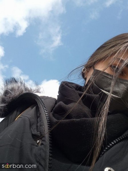  عکس دختر با ماسک مشکی برای پروفایل