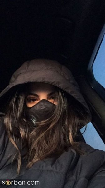  عکس دختر با ماسک مشکی برای پروفایل