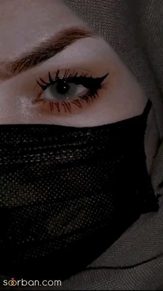  عکس دختر با ماسک و کلاه