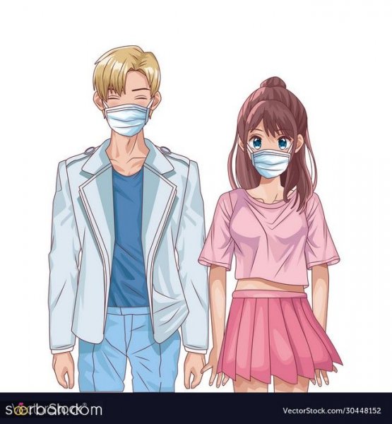 عکس دختر با ماسک فانتزی