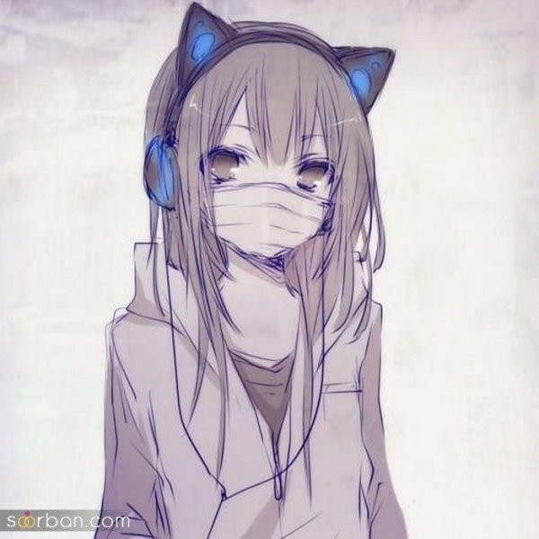  عکس دختر با ماسک فانتزی