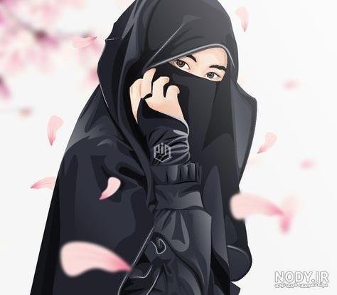 عکس دختر با حجاب فانتزی