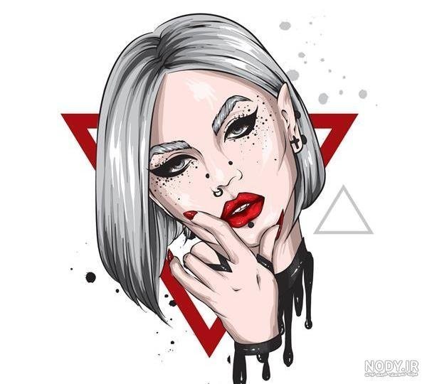  عکس پروفایل صورت دختر خفن با پیرسینگ