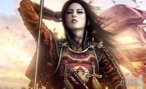 خفن ترین عکس پروفایل دختر جنگجو کارتونی