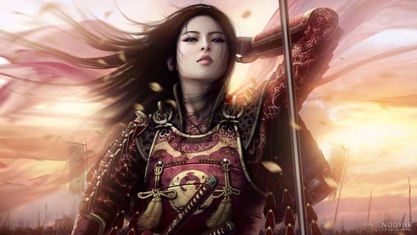  خفن ترین عکس پروفایل دختر جنگجو کارتونی