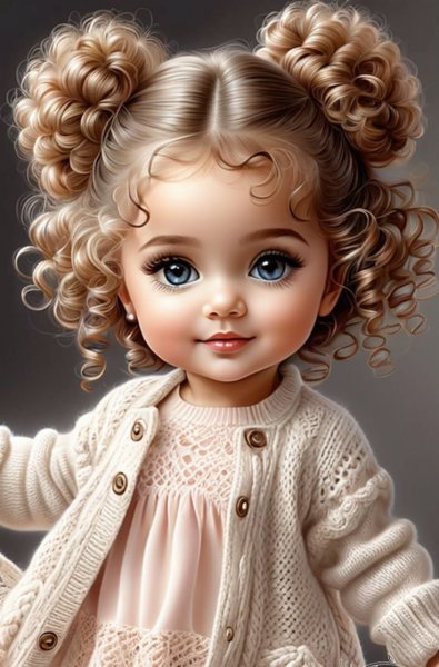  تصویر زمینه دختر کارتونی با مزه برای گوشی موبایل