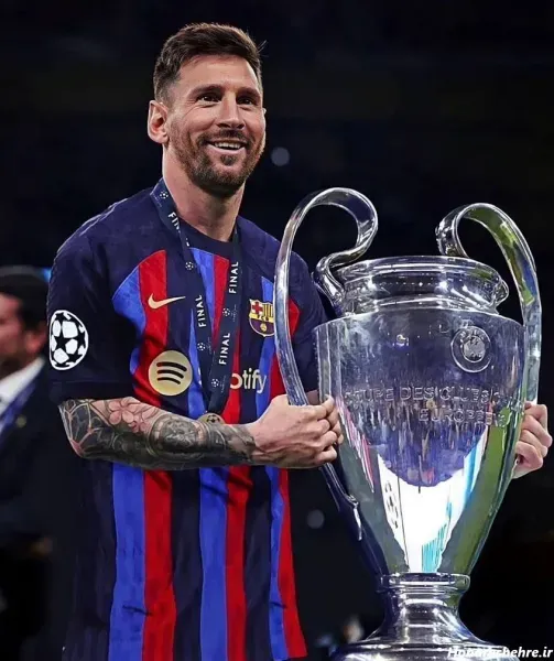 عکس مسی در بارسلونا خفن