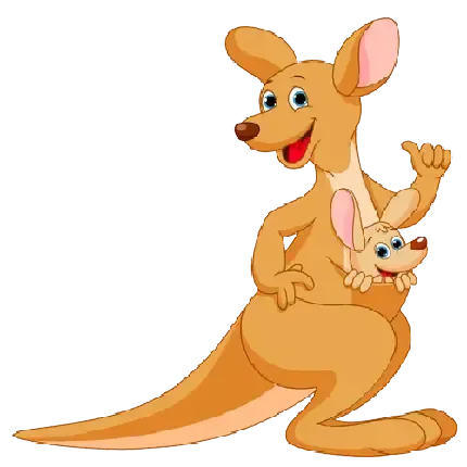  عکس کانگورو کارتونی