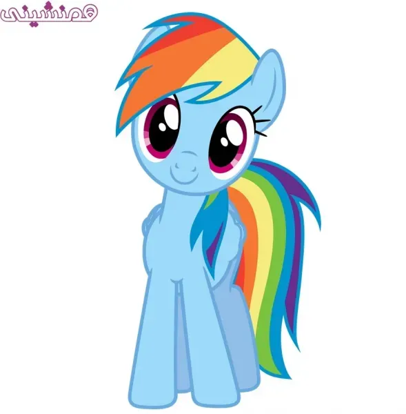  عکس اسب آبی نقاشی