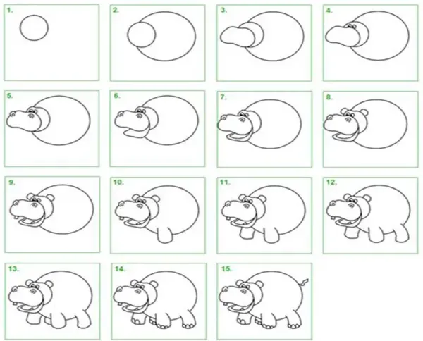  عکس اسب آبی نقاشی