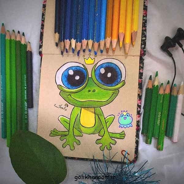  عکس قورباغه نقاشی