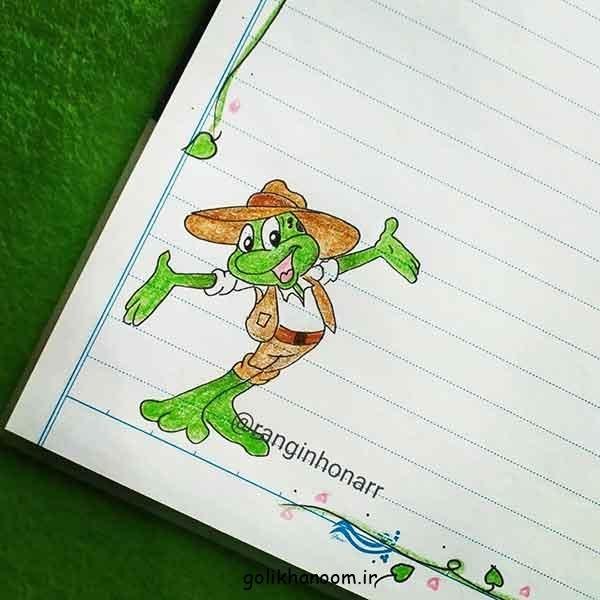  عکس قورباغه نقاشی