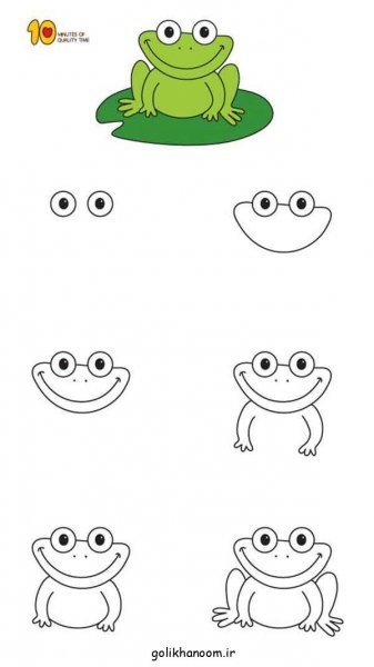  عکس قورباغه نقاشی