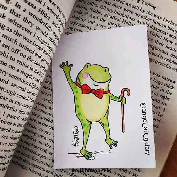  عکس قورباغه نقاشی