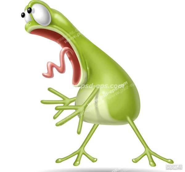 عکس قورباغه کارتونی
